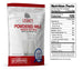 Legacy Food Storage 40 Serving Powdered Milk Pouch - 6 pack nutrition facts label