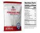 Legacy Food Storage 40 Serving Powdered Milk Pouch - 6 pack nutrition facts label