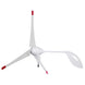 350W wind turbine mounted on a pole