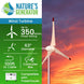 350W wind turbine blades and hub