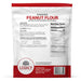 Legacy Food Storage 81 Serving Powdered Peanut Butter Pouch - 6 pack pouch back packaging with instructions