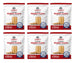 Legacy Food Storage 81 Serving Powdered Peanut Butter Pouch - 6 pack showing all six pouches together