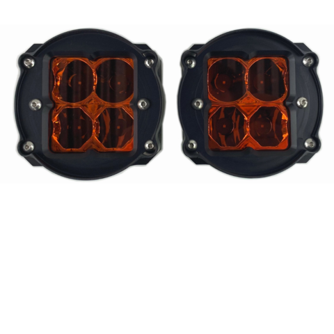 Heretic Studio LED Fog Light Kit for Toyota Tacoma (2012 and newer) and Tundra (2014-2021) - Amber Lens