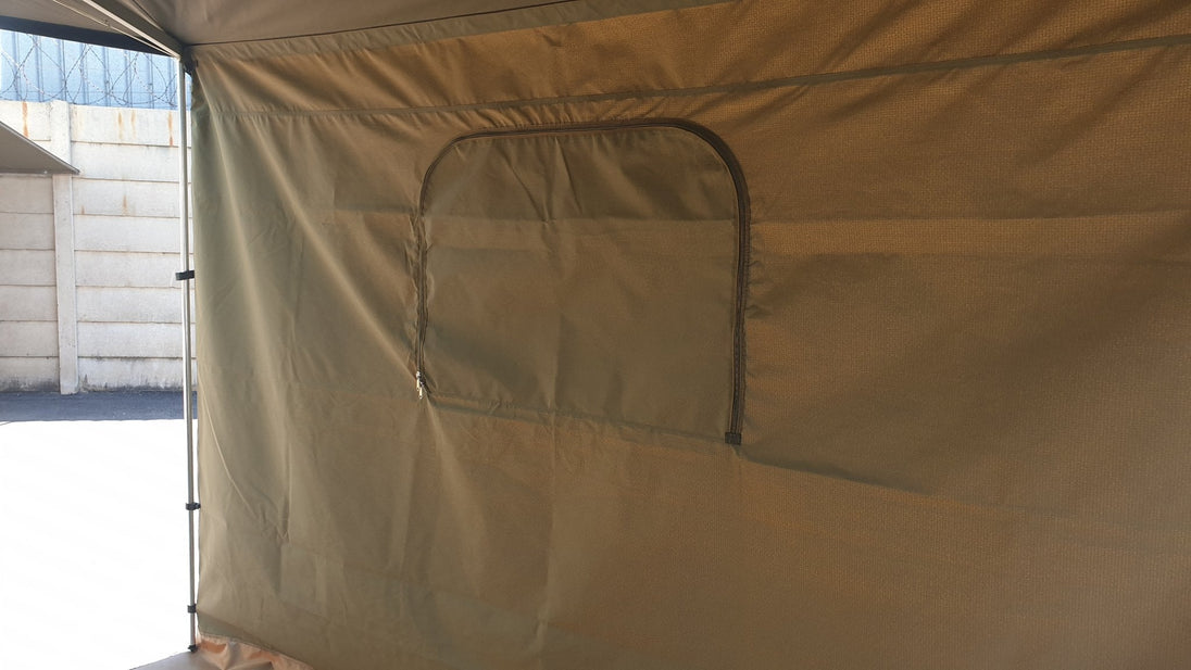 BunduAwn side panel with window closed