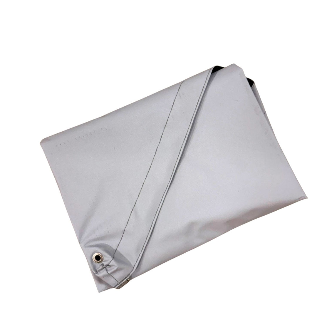 Triangle extension panel folded for storage