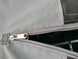 Velcro entrance cover panel with center zipper entry