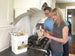 Legacy Food Storage 360 Serving Package lifestyle image of cooking with kids